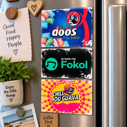 Local is Lekker Fridge Magnets Large Set of 3 (A)