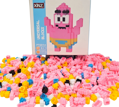 PATRICK STAR 3D PUZZLE BLOCK SET (536 blocks)