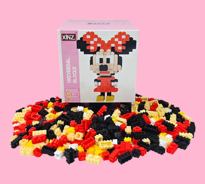MINNIE MOUSE 3D PUZZLE BLOCK SET (827 Blocks)