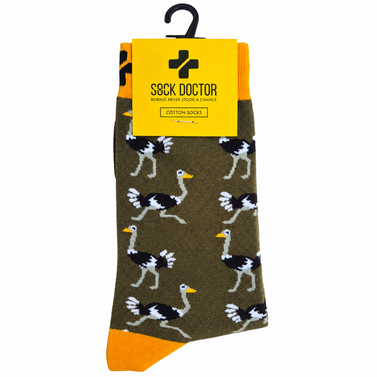Ostrich Run Socks