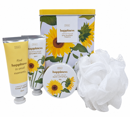 HAPPINESS PAMPER TREATS IN A TIN