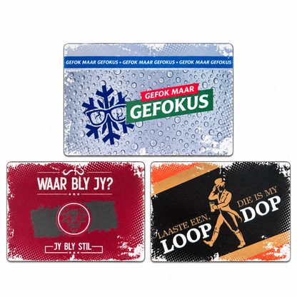 Local is Lekker Fridge Magnets Large Set of 3 (C)