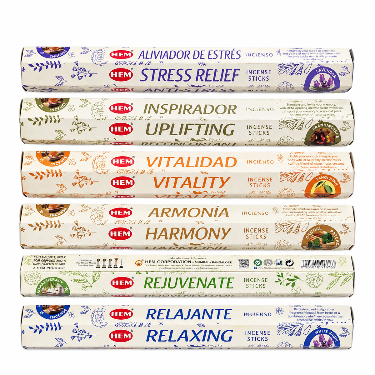 Aromatherapy Incense Sticks Gift Set — view 3