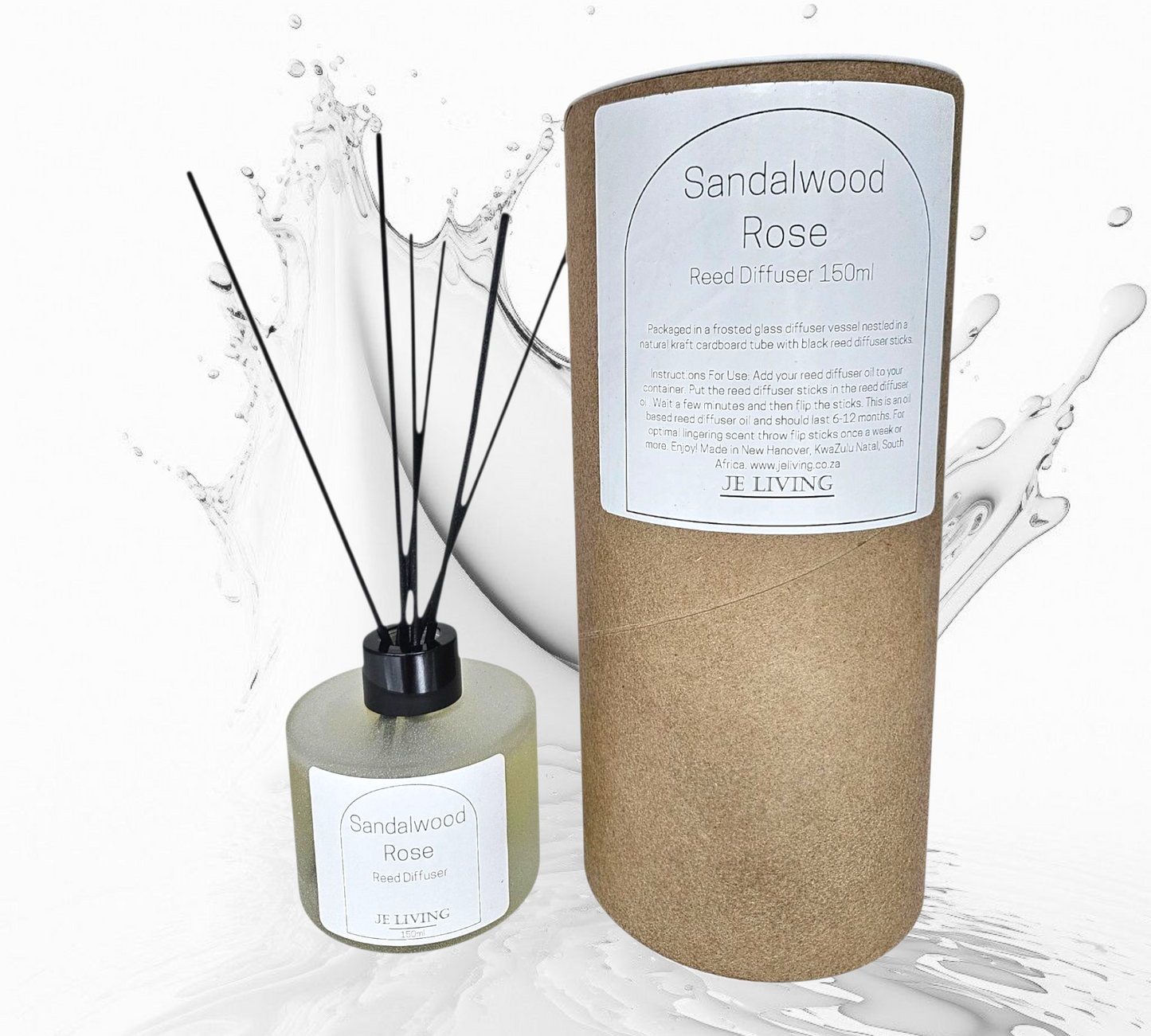 Sandalwood/Rose Reed Diffuser Set