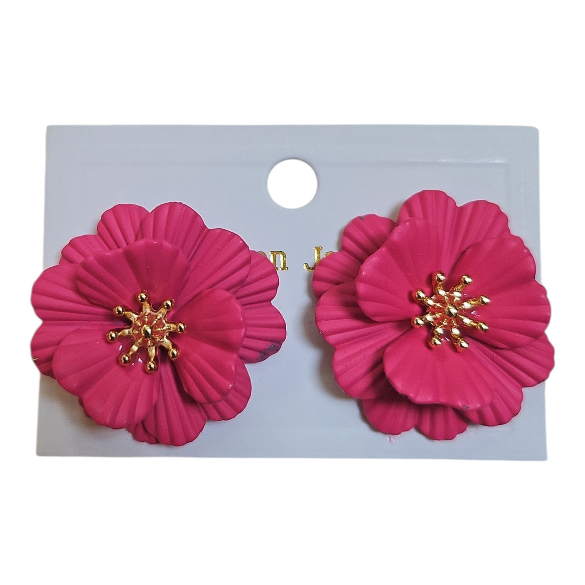 Poppy Earring Set (Pink) — view 4