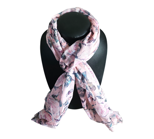 ELEGANT FLORAL SCARF #21