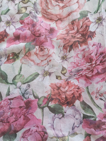 ELEGANT FLORAL SCARF #1