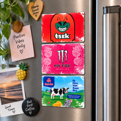 Local is Lekker Fridge Magnets Large Set of 3 (G)