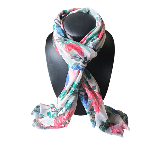 ELEGANT FLORAL SCARF #25
