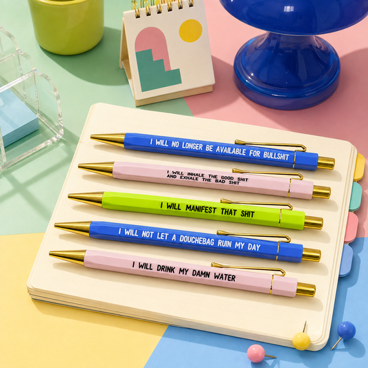 DAILY REMINDERS TO LIVE YOUR BEST LIFE Pen Set