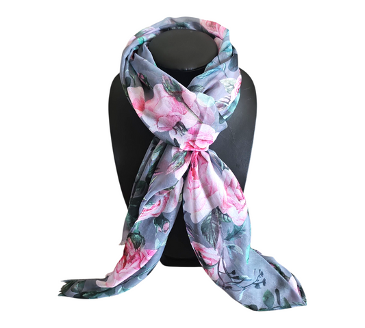 ELEGANT FLORAL SCARF #9