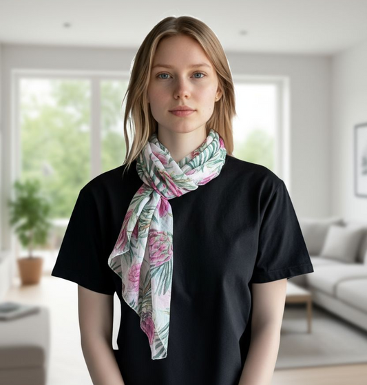 ELEGANT FLORAL SCARF #13