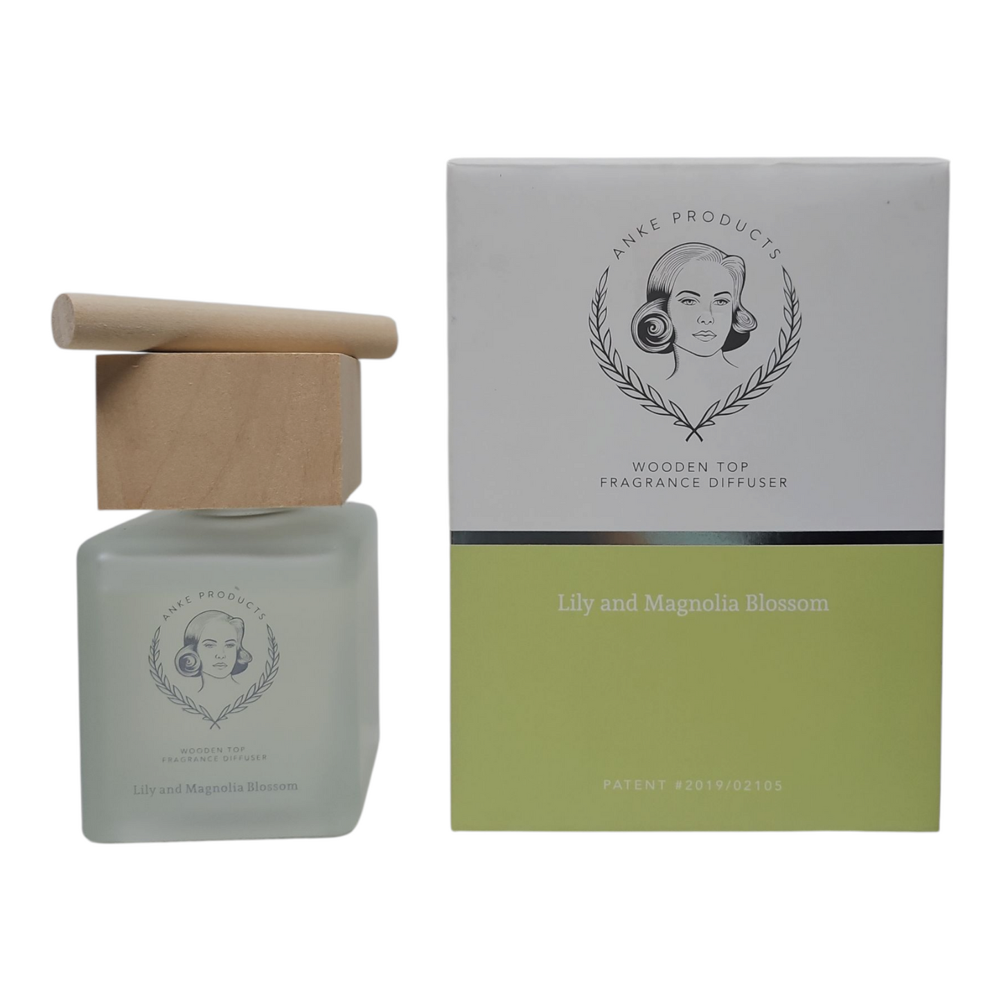 Anke LILY/MAGNOLIA BLOSSOM Wooden Top Diffuser (120ml)