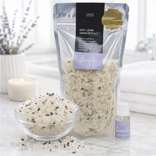 LAVENDER BATH CRYSTALS/ FRAGRANCE OIL COMBO