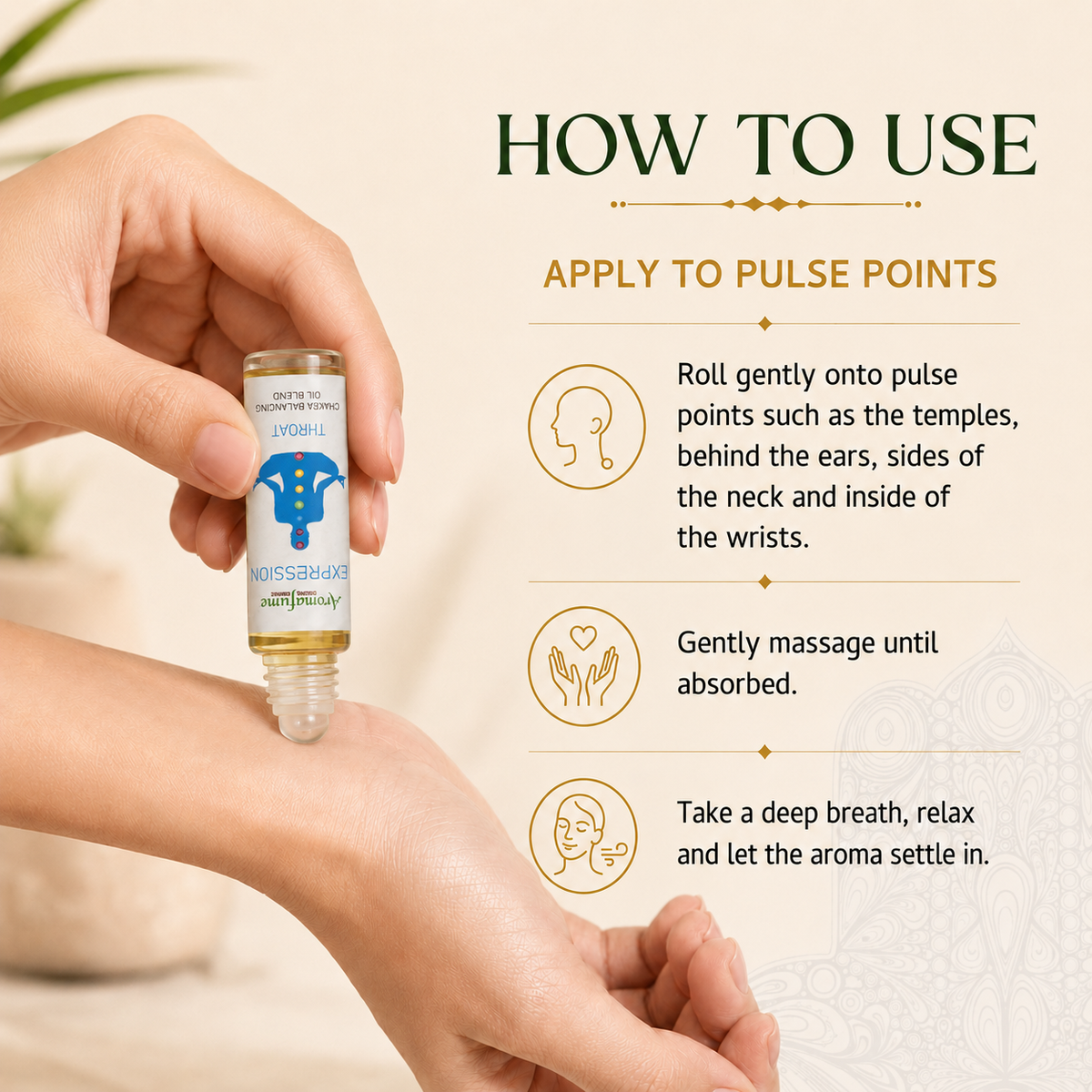 THROAT CHAKRA Balancing Essential Oil Blend — view 3