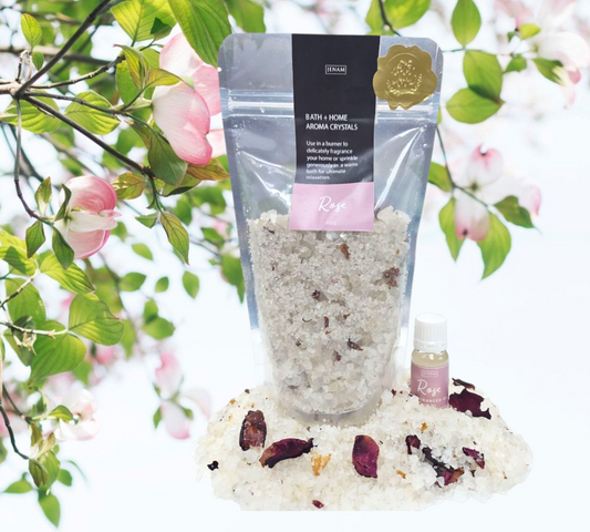 ROSE BATH CRYSTALS/ FRAGRANCE OIL COMBO