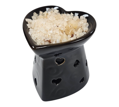BLACK/DEEP BLUE HEART OIL BURNER