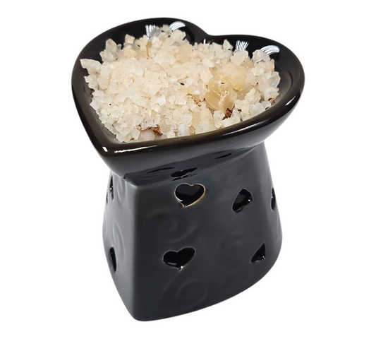 BLACK/DEEP BLUE HEART OIL BURNER