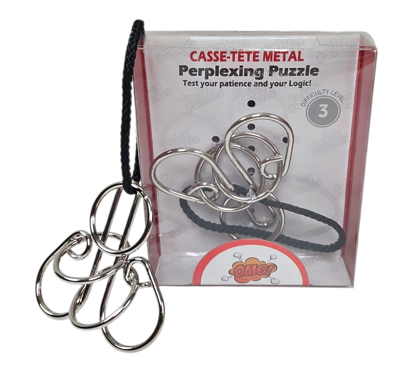 ROPE & RINGS METAL PUZZLE (D)