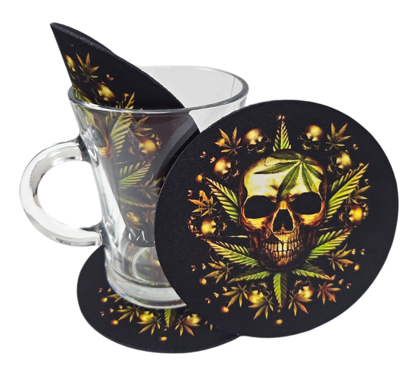 REBEL SKULL COASTER