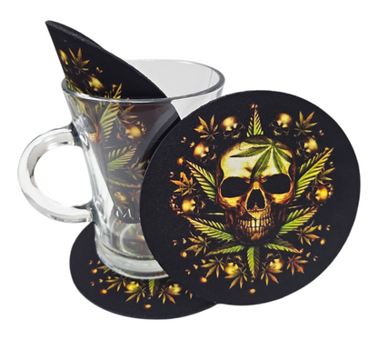 REBEL SKULL COASTER