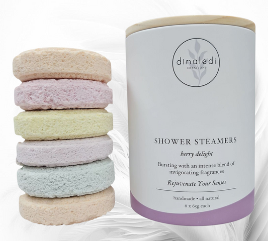 BERRY DELIGHT Shower Steamers Tub of 6