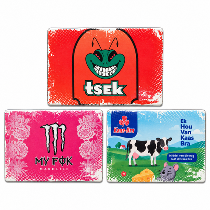 Local is Lekker Fridge Magnets Large Set of 3 (G)