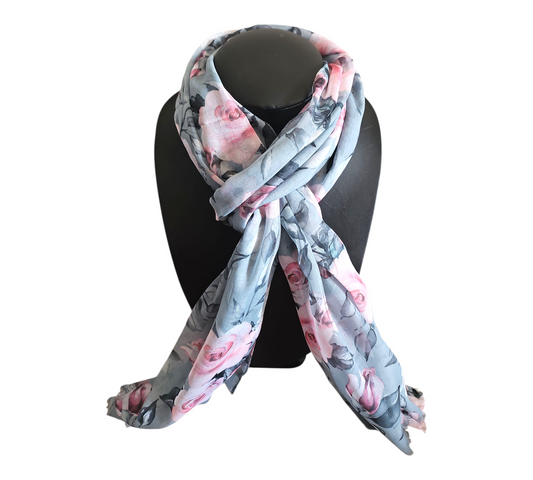 ELEGANT FLORAL SCARF #16