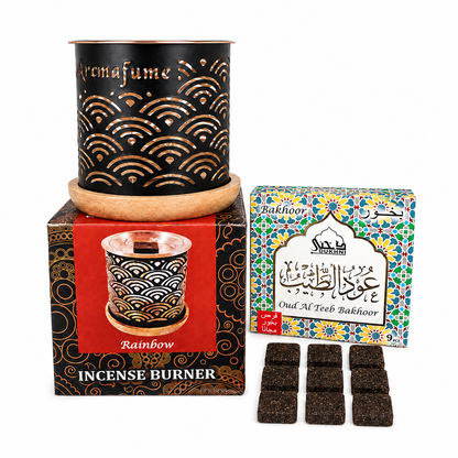 INCENSE BRICKS BURNER+Oud Al Teeb BAKHOOR BRICKS Pack COMBO. — view 3