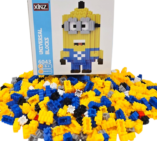 MINION 3D PUZZLE BLOCK SET (665 Blocks) — view 2