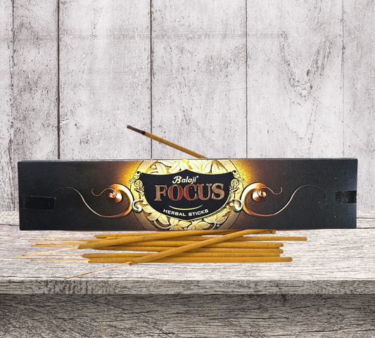 Balaji FOCUS Masala (Hand Rolled) Incense Sticks.