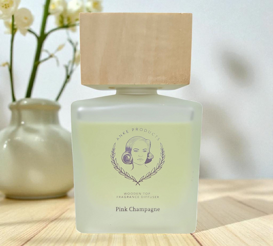 Anke PINK CHAMPAGNE Wooden Top Diffuser (120ml)
