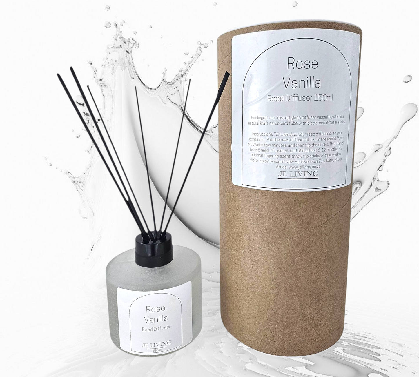 Rose/Vanilla Reed Diffuser Set