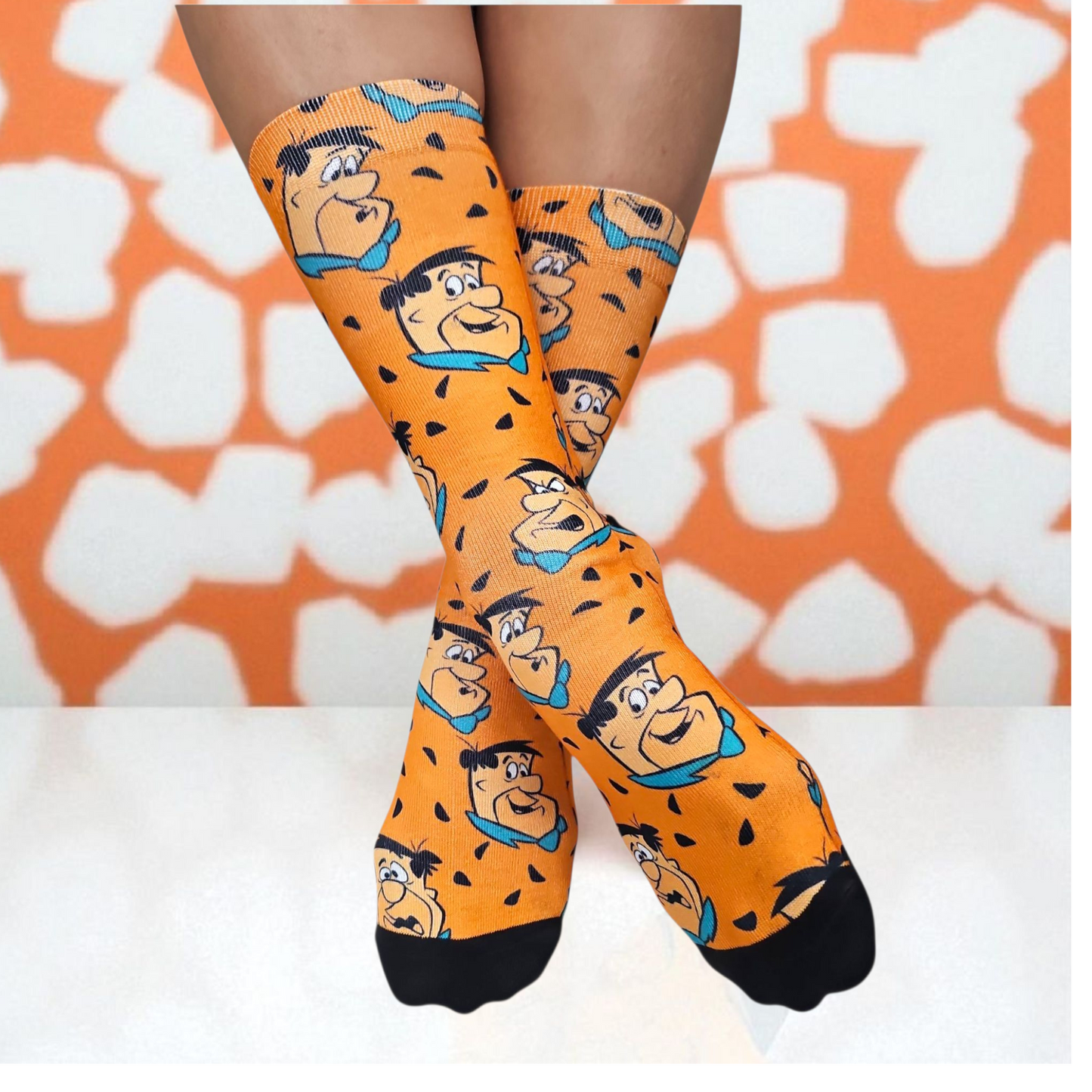 FLINTSTONE YABBA DABBA DOO SOCKS