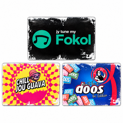Local is Lekker Fridge Magnets Large Set of 3 (A)