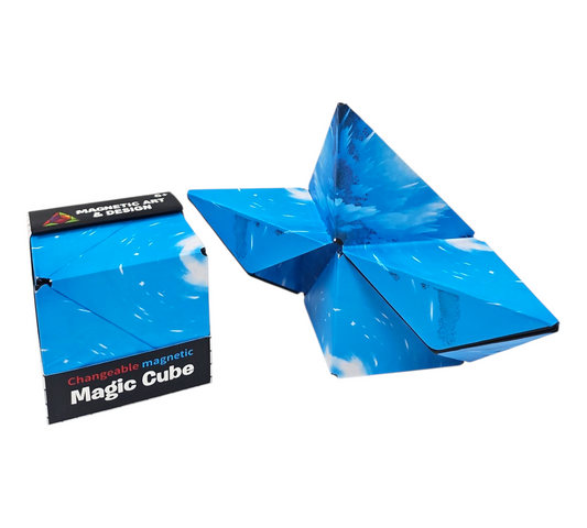 SKY BLUE MAGNETIC MAGIC CUBE
