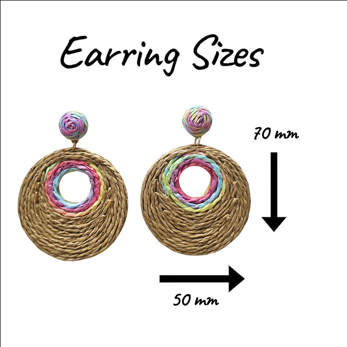 Woven Drop Earrings Set — view 3