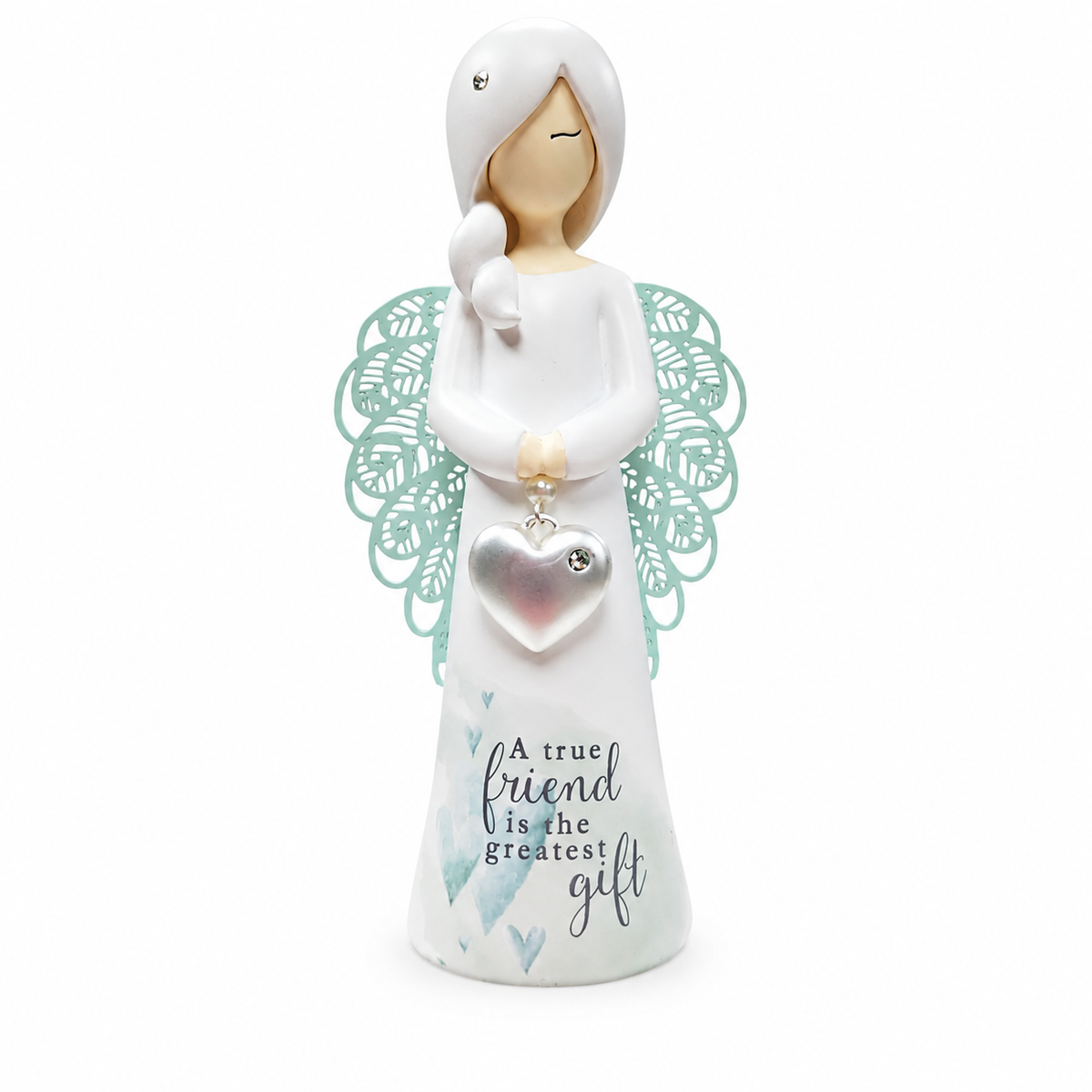 "A true friend is the greatest gift" ANGEL FIGURINE — view 3