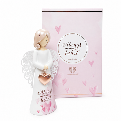 "Always in My Heart" ANGEL FIGURINE — view 2