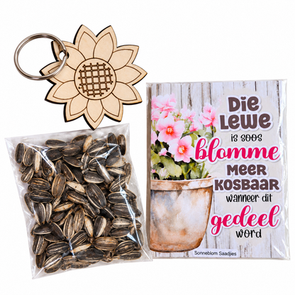 Vriendskapsaadjies met Sonneblom Sleutelhouer