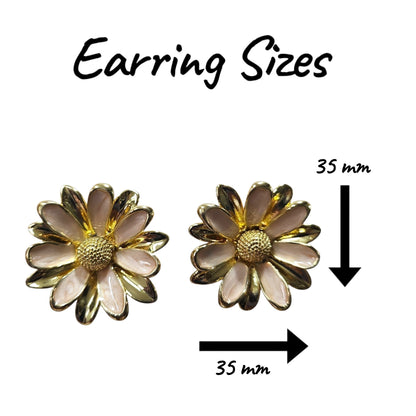 Daisy Metal Earring Set — view 3