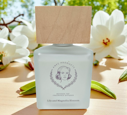 Anke 160ml Wooden Top Diffuser in Elegant Giftbox.