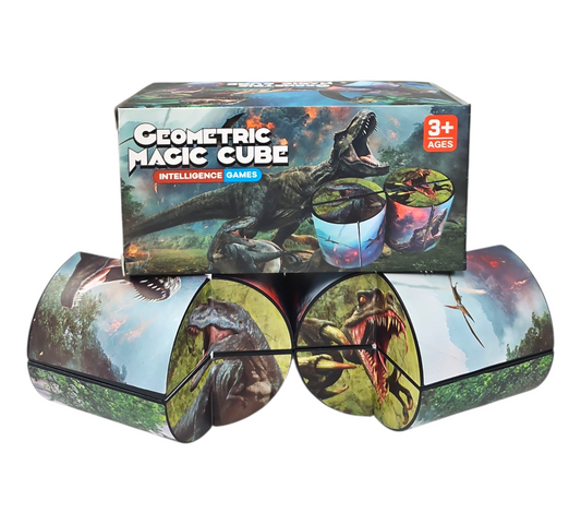 DINOSAUR GEOMETRIC  MAGIC CYLINDER CUBE