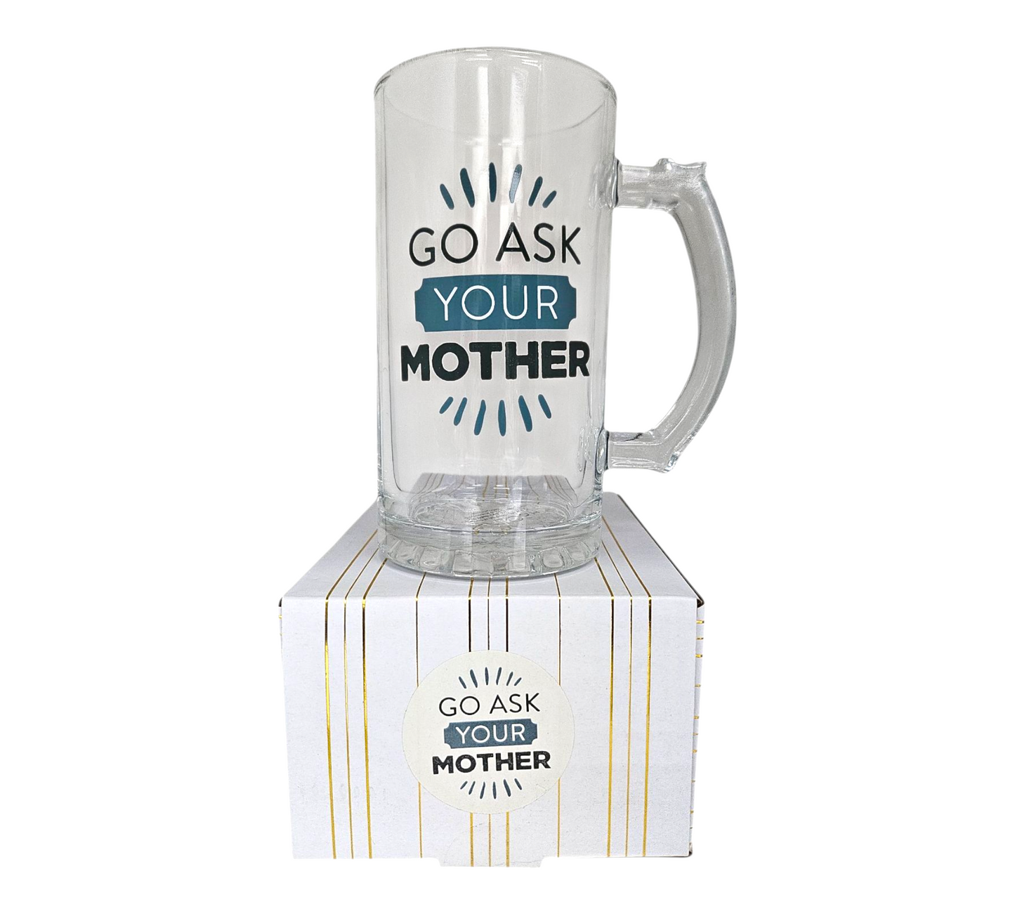 GO ASK YOUR MOTHER-BEER MUG (470ml)