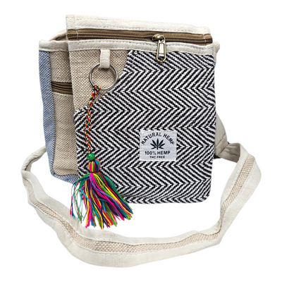 Himalayan Hemp Foldover Sling Bag