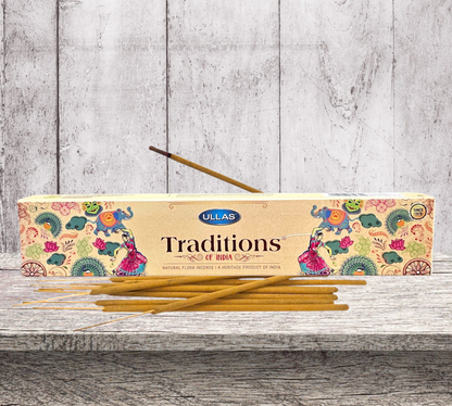Ullas TRADITIONS Masala (Hand Rolled) Incense Sticks