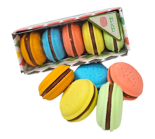 MACARON ERASERS