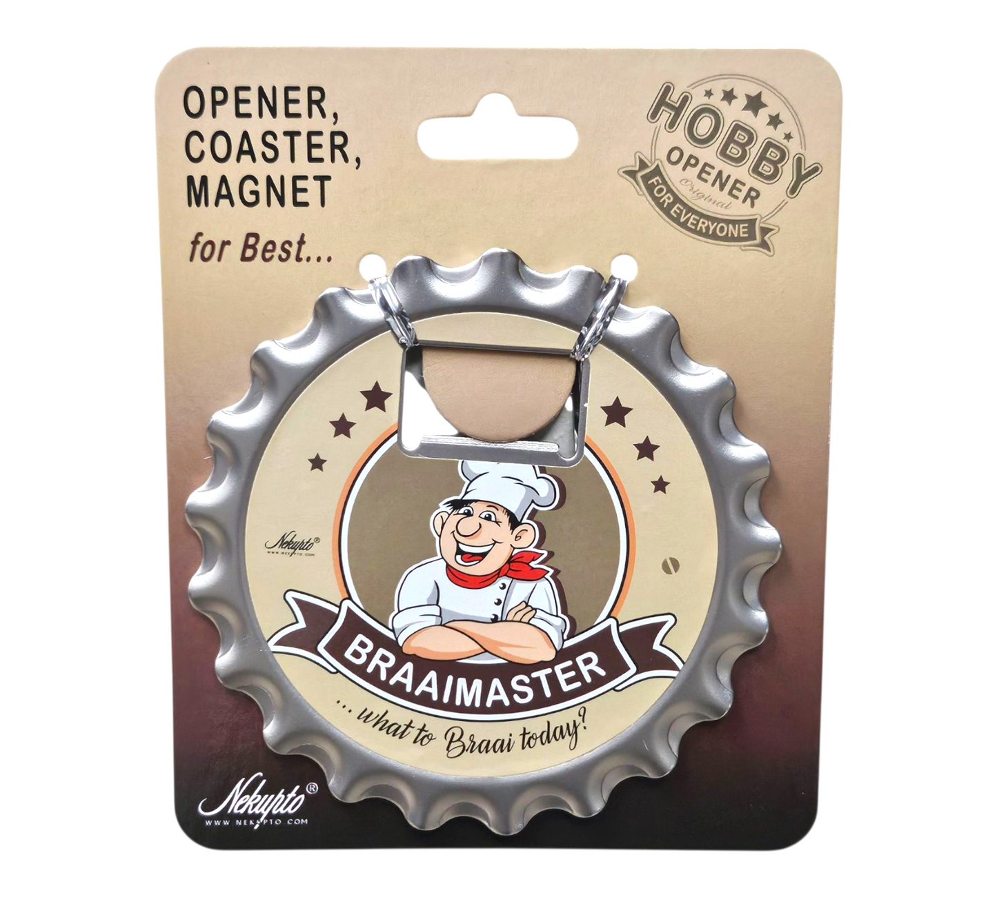 BRAAIMASTER Opener/Coaster/Magnet