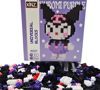 KUROMI 3D PUZZLE BLOCK SET (592 Blocks)