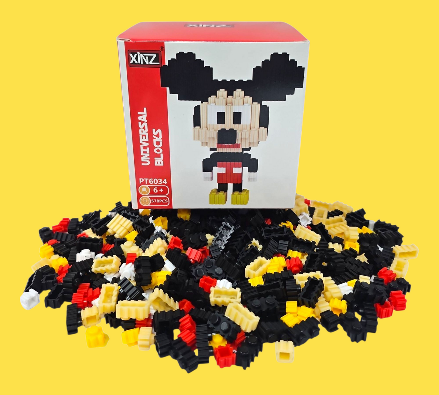 MICKEY MOUSE 3D PUZZLE BLOCK SET (578 Blocks)